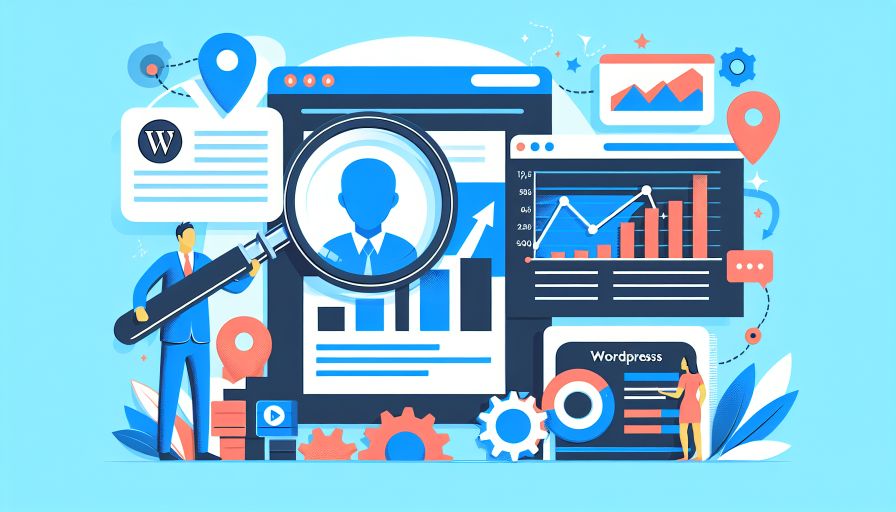 SEO-Strategien für WordPress-Websites: Datenanalyse und Optimierung für bessere Suchmaschinenplatzierungen.