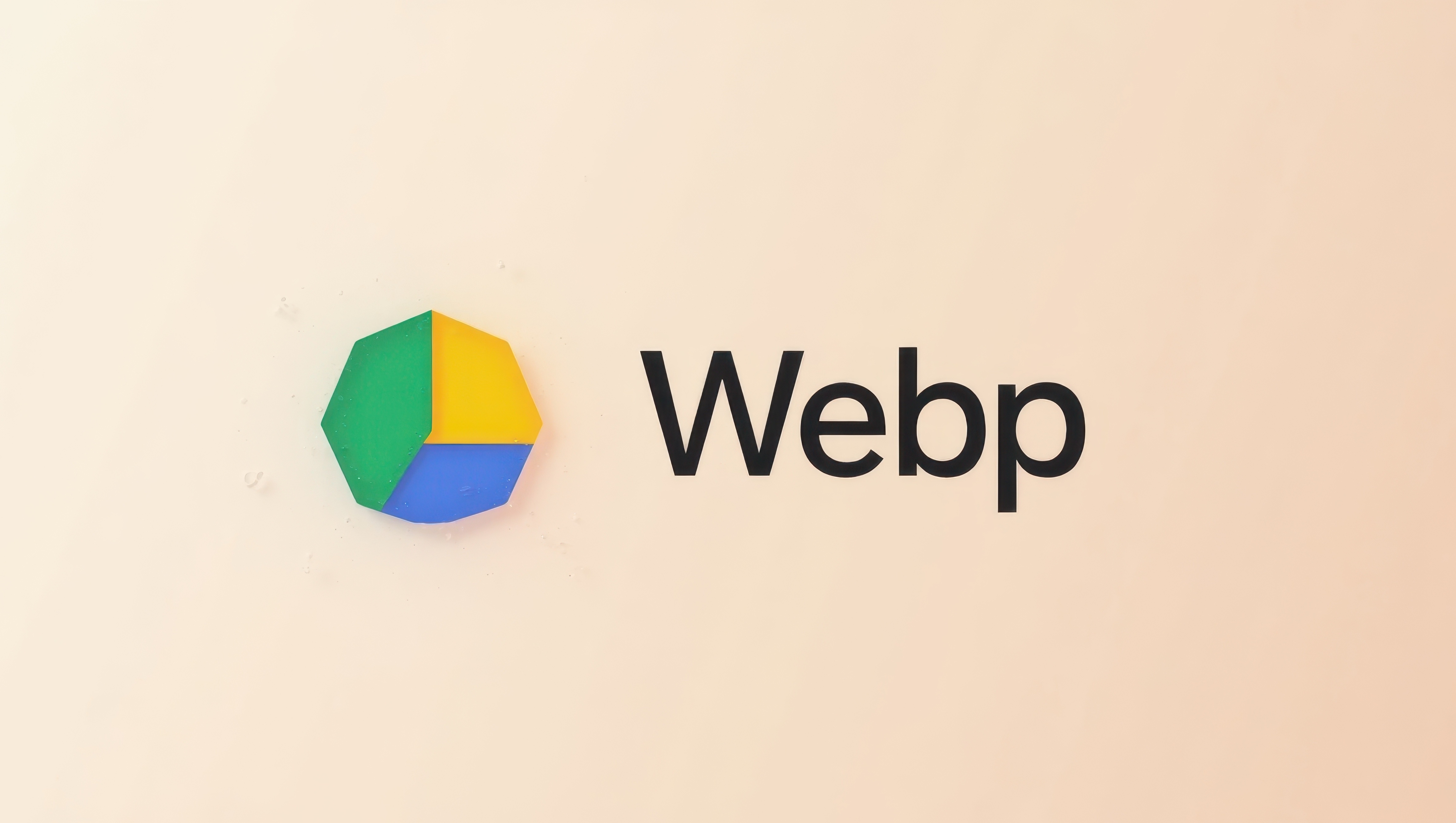 WebP-Logo für effiziente Bildkomprimierung auf der Seite über moderne Bildformate und Performance-Optimierung.